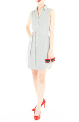 Darling Dots Shirtdress - White