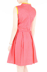 Delightful Dancing Dots Cheongsam Dress