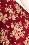 Embolden Age in Sangria Red Flare Midi Dress