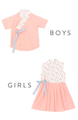 BOYS Endearing Peach Camellia Hanbok