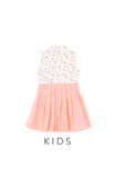 GIRLS Endearing Peach Camellia Hanbok