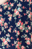 English Rose High Tea Flare Midi Dress