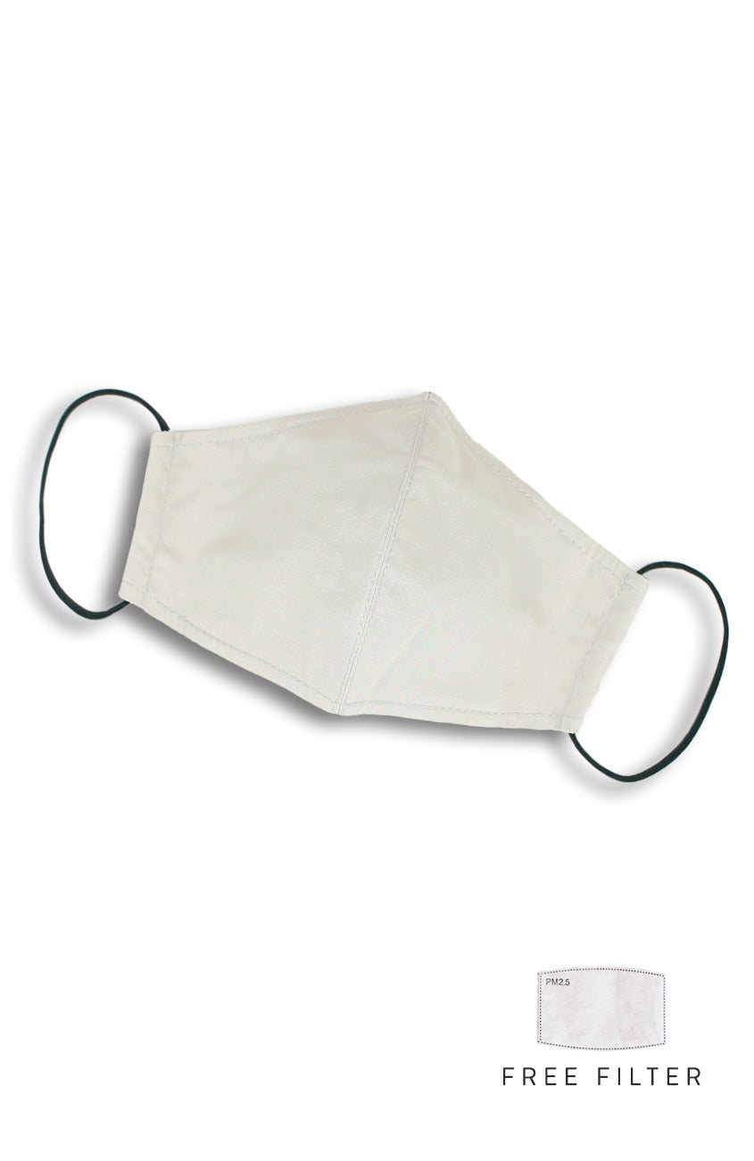 Essential Pure Cotton Face Mask in Chanterelle Beige