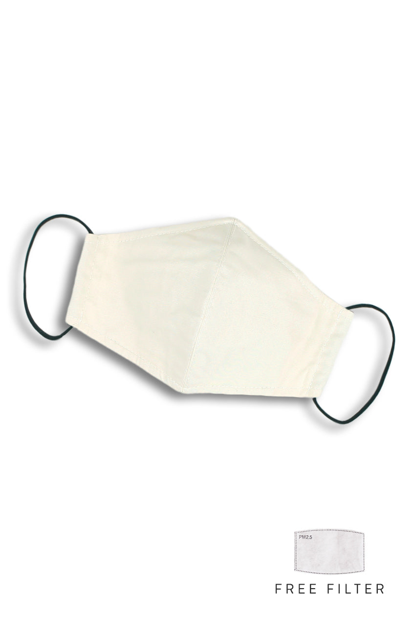 Essential Pure Cotton Face Mask in Divine Beige