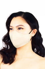 Essential Pure Cotton Face Mask in French Crepe