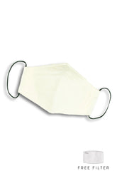 Essential Pure Cotton Face Mask in Ivory