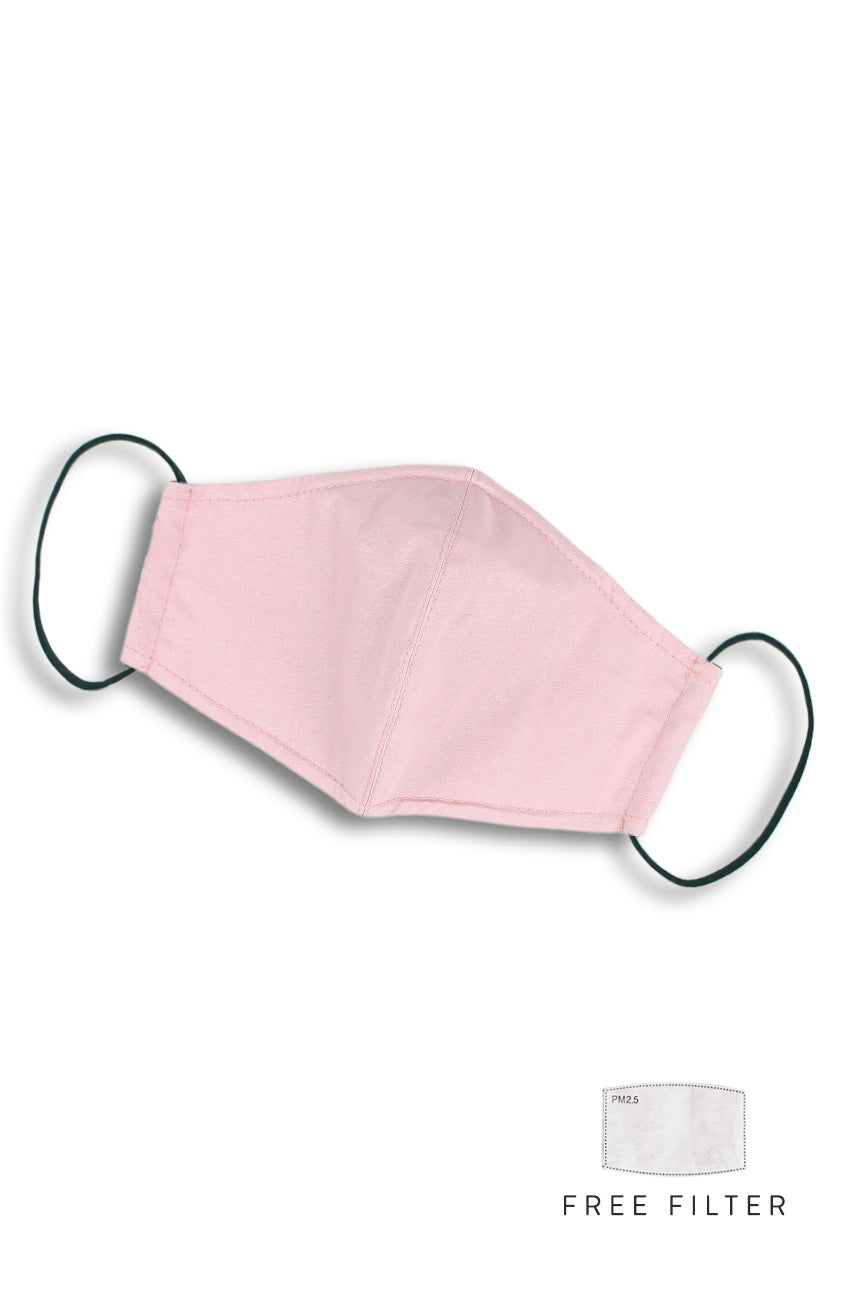 Essential Pure Cotton Face Mask in Petal