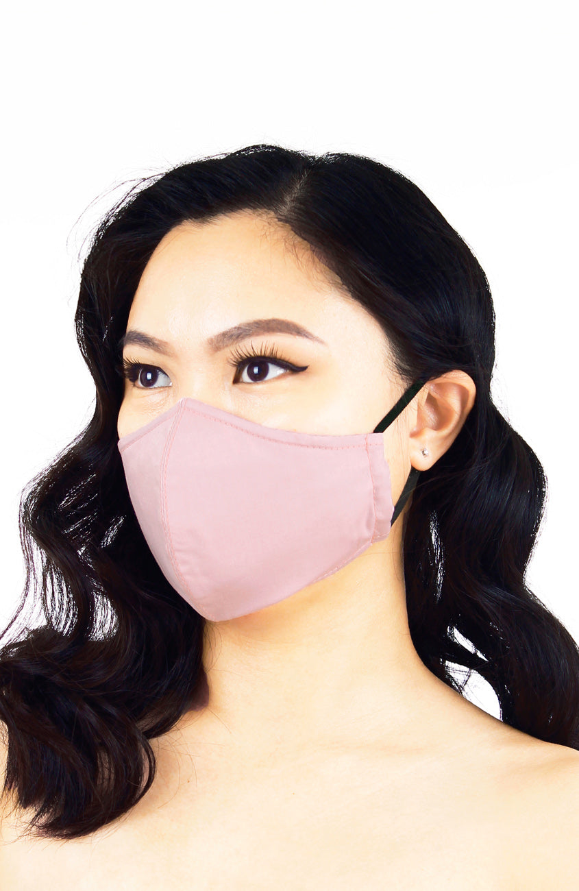 Essential Pure Cotton Face Mask in Petal