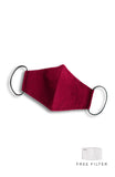 Essential Pure Cotton Face Mask in Rouge