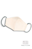 Essential Pure Cotton Face Mask in Seashell