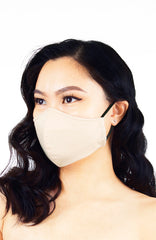 Essential Pure Cotton Face Mask in Seashell