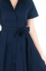 Everlasting Emma Two-Way Shirtdress in Oxford Navy