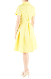 Everlasting Anna Shirtdress in Daffodil Yellow