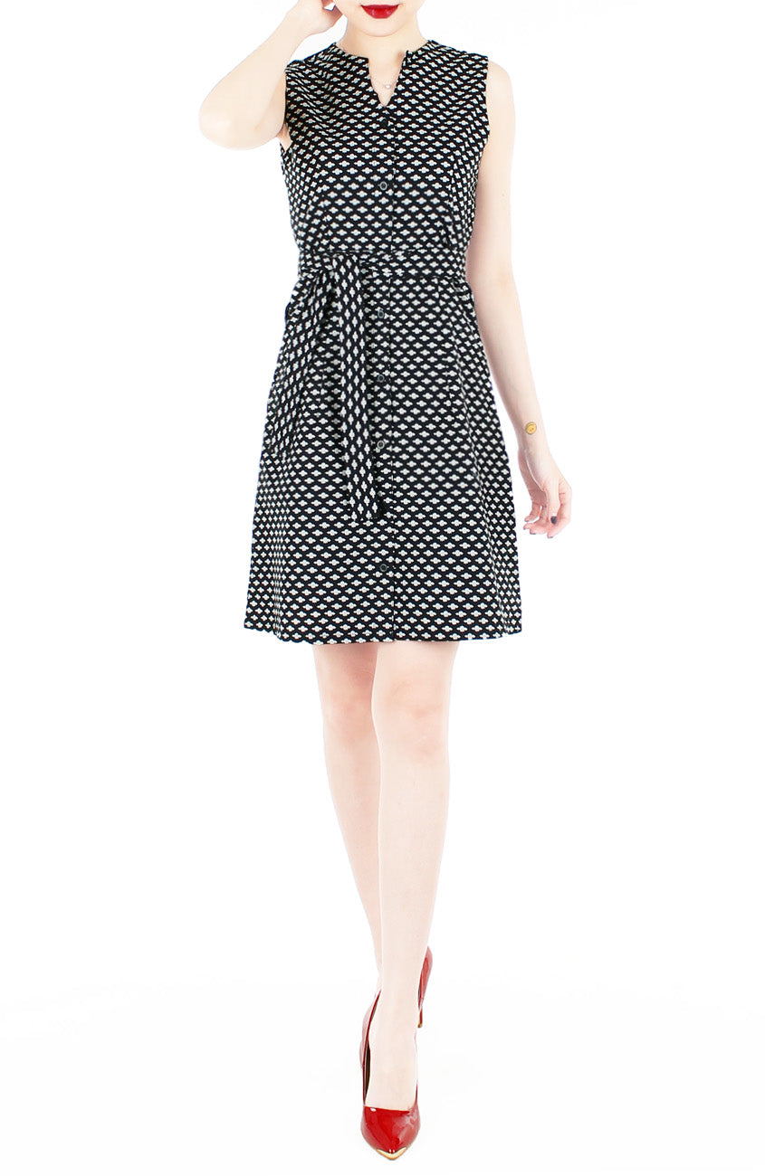 Exotic Jaipur Tales A-Line Button Down Dress