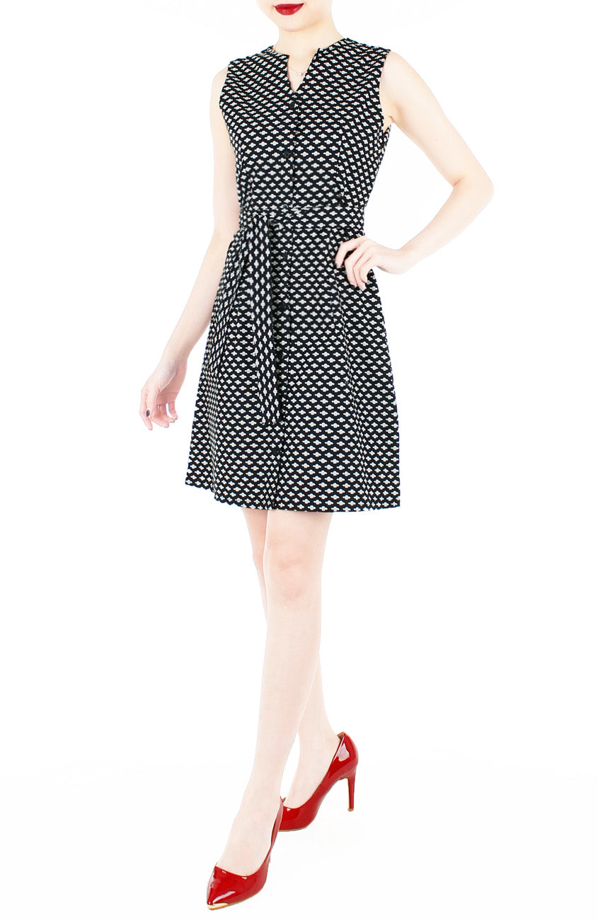 Exotic Jaipur Tales A-Line Button Down Dress