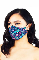 Eywa’s Pandora Garden Pure Cotton Face Mask - Blue