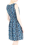 Eywa’s Pandora Garden Flare Dress - Blue