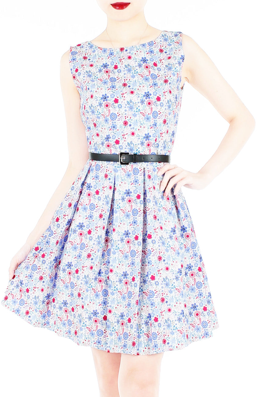Eywa’s Pandora Garden Flare Dress - White