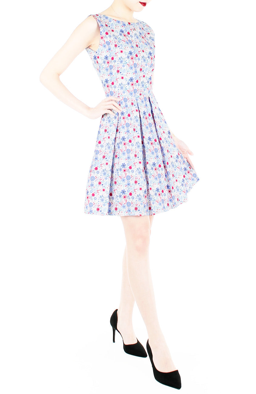 Eywa’s Pandora Garden Flare Dress - White