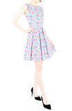 Eywa’s Pandora Garden Flare Dress - White