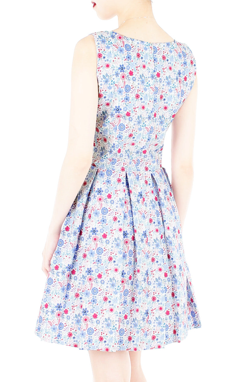 Eywa’s Pandora Garden Flare Dress - White