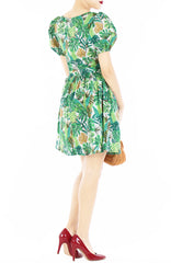 Tropical Fresh Palm Alice Dress