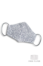 Fanciful Foliage Pure Cotton Face Mask