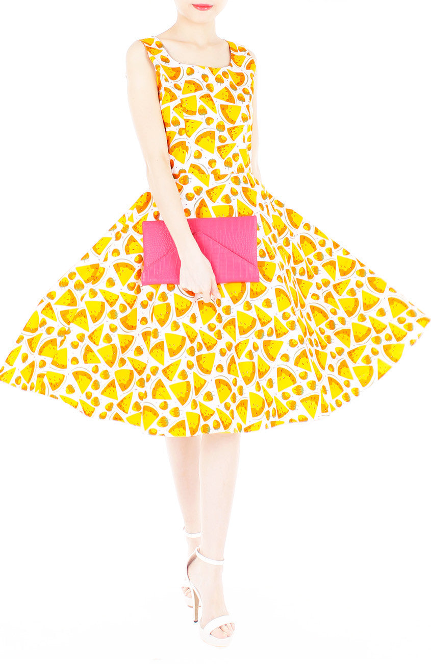 Feelin’ Like a Melon Bucks Dress - Yellow