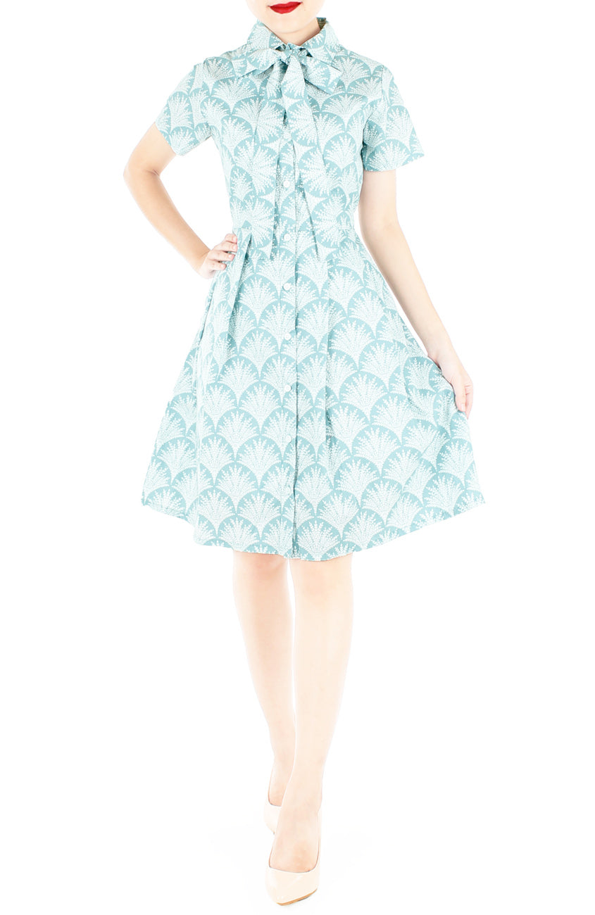 Fountain of Youth Emma Two-Way Shirtdress - Mint