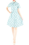 Fountain of Youth Emma Two-Way Shirtdress - Mint