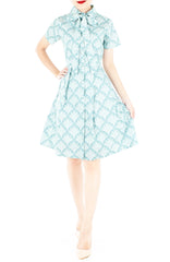 Fountain of Youth Emma Two-Way Shirtdress - Mint