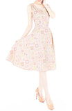 French Eau de Parfumerie Flare Midi Dress