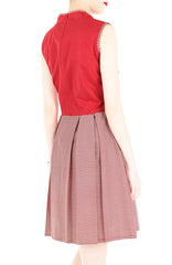 Hatsumi Dots & Stripes Cheongsam Dress