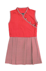 Hatsumi Dots & Stripes Cheongsam Dress