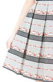 Garden Tour de Polka Dots Flare Dress