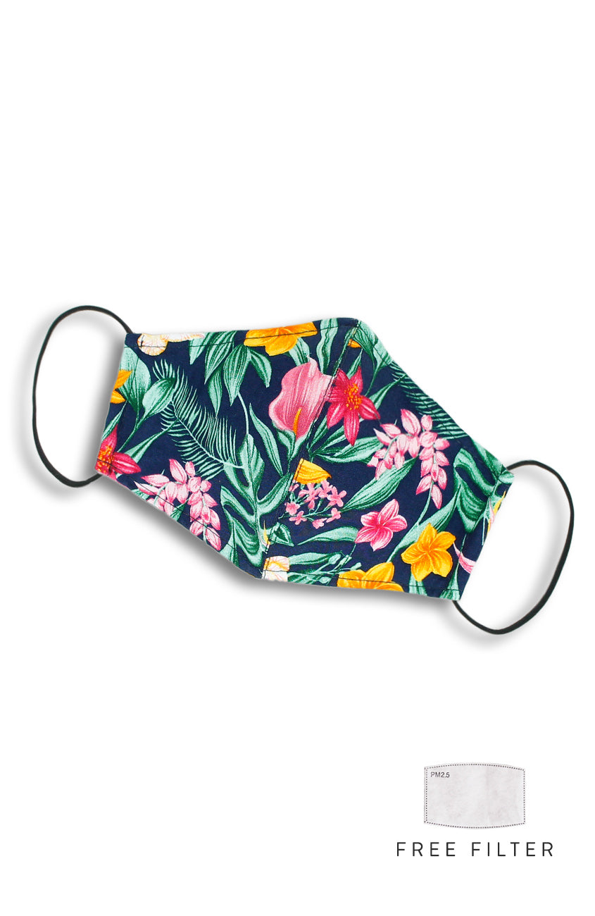 Garden of Paradise Pure Cotton Face Mask