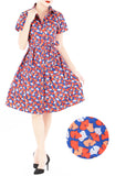 Glamourous Gingko Leaf Anna Shirtdress - Autumn