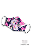 Glorious Geranium Pure Cotton Face Mask