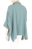 Got the World on a Swing Blouse - Sage Green