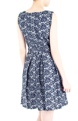 Graceful Chantilly Lace Flare Dress