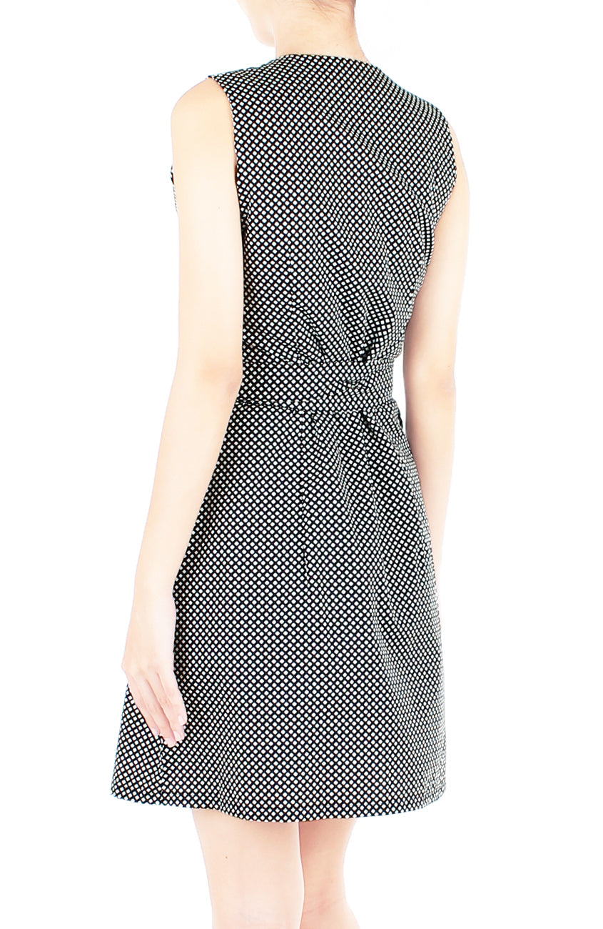 Graph Prodigy A-Line Button Down Dress