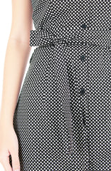 Graph Prodigy A-Line Button Down Dress