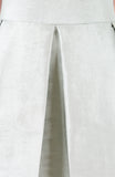 Great Grandeur Satin Skirt - Silver