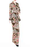 Hana Akira Japanese Modern Kebaya - Coffee Brown