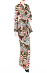 Hana Akira Japanese Modern Kebaya - Coffee Brown