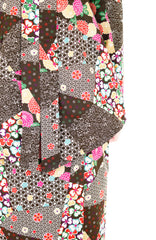 Hana Akira Japanese Modern Kebaya - Coffee Brown