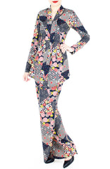Hana Akira Japanese Modern Kebaya - Midnight Blue