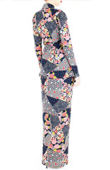 Hana Akira Japanese Modern Kebaya - Midnight Blue