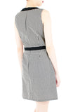 Happy Houndstooth 60s Mod A-Line Dress