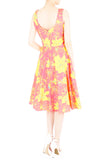 Illuminating Wildflower Flare Midi Dress